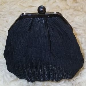 Black evening bag